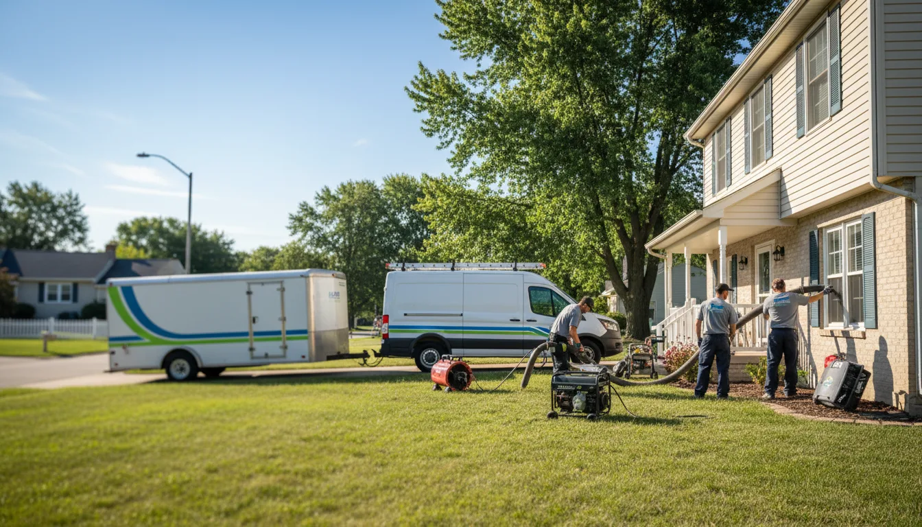 Flooded Basement Restoration And Cleanup With Repair in Hamlin, NY near me